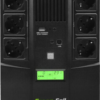 Green Cell UPS15 uninterruptible power supply (UPS) Double-conversion (Online) 3 kVA 2700 W 6 AC outlet(s)
