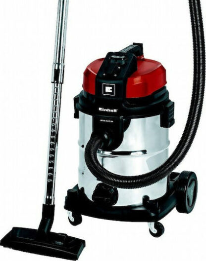 Einhell RT-VC 1525 SA Σκούπα Υγρών / Στερεών 800W με Ανοξείδωτο Κάδο 25lt