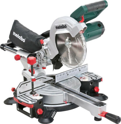 Metabo KGSV 216M Φαλτσοπρίονο Συρόμενο με Ισχύ 1350W, Οδηγό Laser & Δίσκο Κοπής Διαμέτρου 216mm