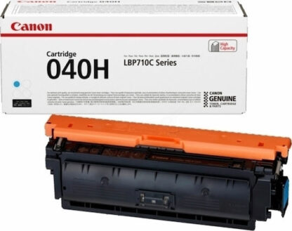 Canon 040H Γνήσιο Toner Laser Εκτυπωτή Κυανό High Capacity 10000 Σελίδων (0459C001)