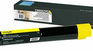 Lexmark C925H2YG Γνήσιο Toner Laser Εκτυπωτή Κίτρινο High Yield 7500 Σελίδων