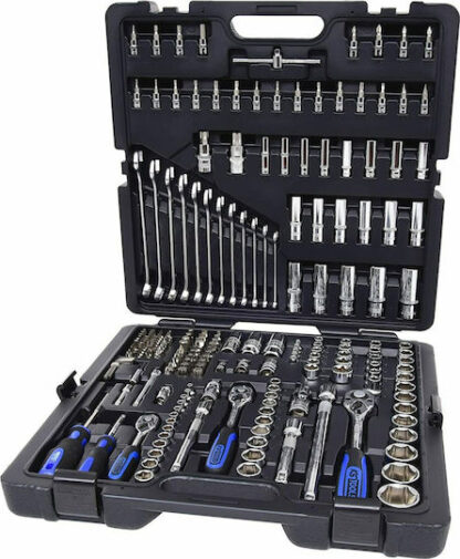 KS Tools 1/4 +3/8 +1/2   216 pcs CHROMEplus Socket Set
