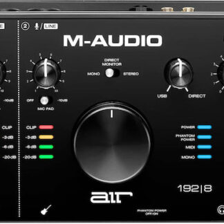 M-Audio Εξωτερική Επαγγελματική Κάρτα Ήχου M Game RGB Dual Συνδεσιμότητα USB για PC