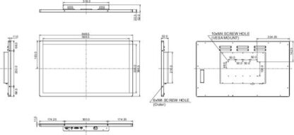 Iiyama POS Monitor ProLite 27" LED με Ανάλυση 1920x1080 Κωδικός: TF2738MSC-B2