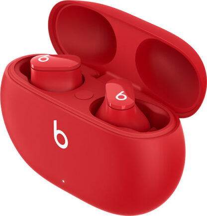 Beats Studio Buds Bluetooth Handsfree Ακουστικά με Αντοχή στον Ιδρώτα και Θήκη Φόρτισης Κόκκινα