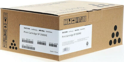 Ricoh SP-3500 Γνήσιο Toner Laser Εκτυπωτή Μαύρο High Capacity 6400 Σελίδων (407646)