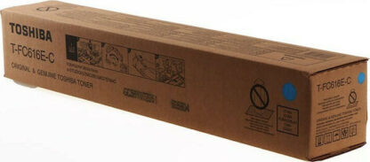 Toshiba T-FC616EC Γνήσιο Toner Laser Εκτυπωτή Κυανό (6AK00000369)