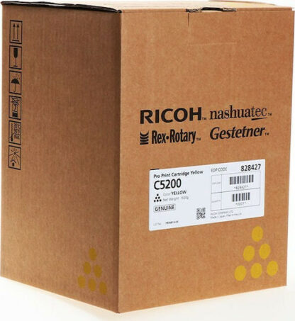 Ricoh C5200 Γνήσιο Toner Laser Εκτυπωτή Κίτρινο (828427)