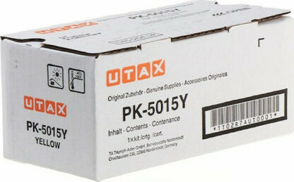 Utax PK-5015Y Γνήσιο Toner Laser Εκτυπωτή Κίτρινο 3000 Σελίδων (1T02R7AUT0)