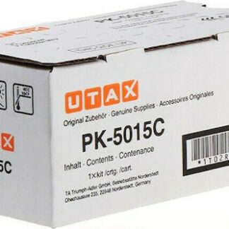 Utax PK-5011C Γνήσιο Toner Laser Εκτυπωτή Κυανό 5000 Σελίδων (1T02NRCUT0)