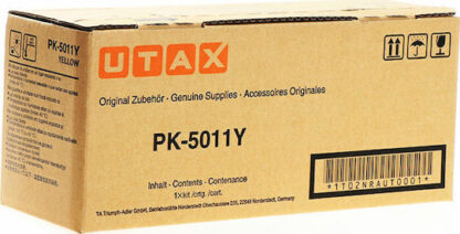 Utax PK-5011Y Γνήσιο Toner Laser Εκτυπωτή Κίτρινο 5000 Σελίδων (1T02NRAUT0)