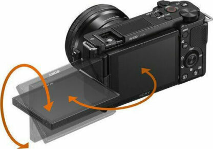 Sony ZV-E10 Mirrorless Φωτογραφική Μηχανή Kit (E PZ 16-50mm F3.5-5.6 OSS) Μαύρη