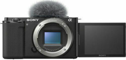 Sony ZV-E10 Mirrorless Φωτογραφική Μηχανή Kit (E PZ 16-50mm F3.5-5.6 OSS) Μαύρη