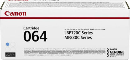Canon 064 Γνήσιο Toner Laser Εκτυπωτή Κυανό (4935C001)