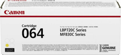 Canon 064 Γνήσιο Toner Laser Εκτυπωτή Κίτρινο (4931C001)