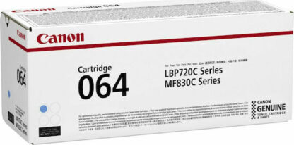 Canon 064 Γνήσιο Toner Laser Εκτυπωτή Κυανό (4935C001)