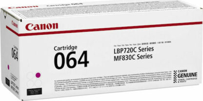 Canon 064 Γνήσιο Toner Laser Εκτυπωτή Ματζέντα (4933C001)