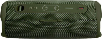 JBL Flip 6 Αδιάβροχο Ηχείο Bluetooth 30W με Διάρκεια Μπαταρίας έως 12 ώρες Πράσινο