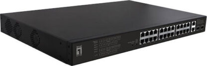 Level One FGP-2831 Unmanaged L2 PoE+ Switch με 24 Θύρες Gigabit (1Gbps) Ethernet και 2 SFP Θύρες