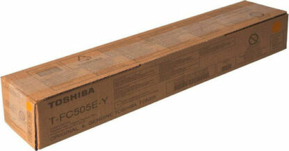 Toshiba T-FC505E Γνήσιο Toner Laser Εκτυπωτή Κίτρινο 33600 Σελίδων (6AJ00000147)