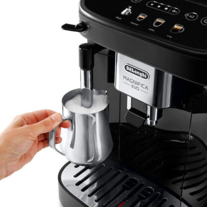 De'Longhi Magnifica Evo Αυτόματη Μηχανή Espresso 1450W Πίεσης 15bar με Μύλο Άλεσης Μαύρη