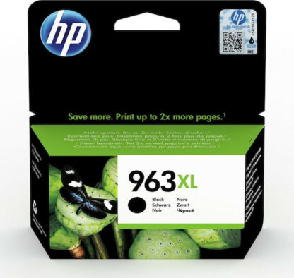 HP 963XL Γνήσιο Μελάνι Εκτυπωτή InkJet Μαύρο (3JA30AE)