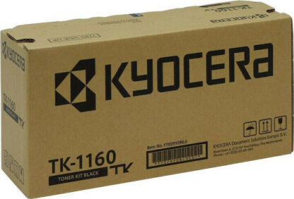 Kyocera TK-1160 Γνήσιο Toner Laser Εκτυπωτή Μαύρο 7200 Σελίδων (1T02RY0NL0)