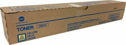 Konica Minolta TN-514Y Γνήσιο Toner Laser Εκτυπωτή Κίτρινο 26000 Σελίδων (A9E8250)