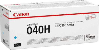 Canon 040H Γνήσιο Toner Laser Εκτυπωτή Κυανό High Capacity 10000 Σελίδων (0459C001)