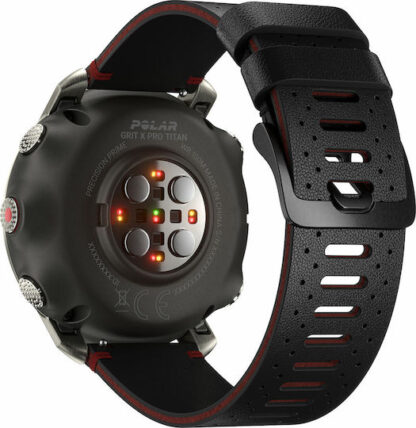 Polar Grit X Pro Titan Αδιάβροχο Smartwatch με Παλμογράφο (Titan)