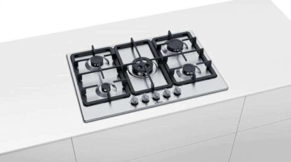 Bosch Εστία Υγραερίου Αυτόνομη Inox 75x52εκ. Ασημί Κωδικός: PGQ7B5B90