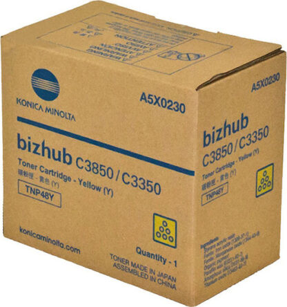 Konica Minolta TNP-48Y Γνήσιο Toner Laser Εκτυπωτή Κίτρινο 10000 Σελίδων (A5X0250)