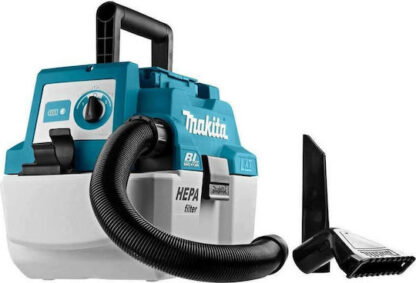 Makita Επαναφορτιζόμενο Σκουπάκι Χειρός 18V Χωρίς Φορτιστή και Μπαταρία Τιρκουάζ Κωδικός: DVC750LZX1