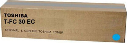Toshiba T-FC30E-C Γνήσιο Toner Laser Εκτυπωτή Κυανό 33600 Σελίδων (6AG00004447)