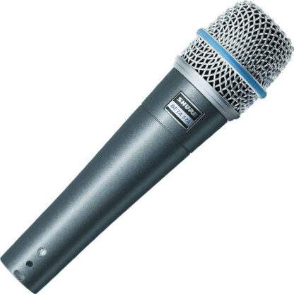 Shure Beta 57A Δυναμικό Μικρόφωνο XLR Χειρός για Φωνητικά σε Γκρι Χρώμα