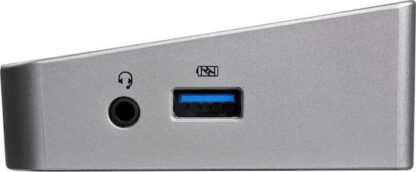 StarTech USB-A Docking Station με HDMI/DisplayPort 4K PD Ethernet και συνδεση 3 Οθονών Μαύρο (USB3DOCKH2DP)