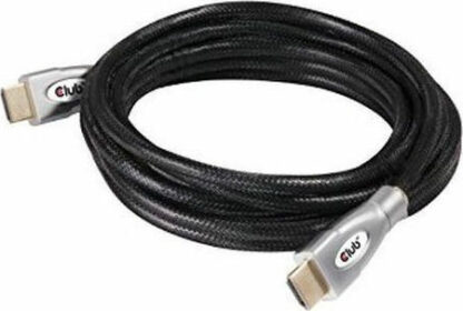Club3D HDMI 2.0 Braided Cable HDMI male - HDMI male 10m Μαύρο Κωδικός: CAC-2313