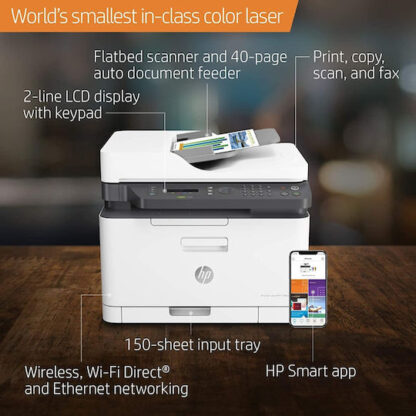 HP MFP 179fnw Έγχρωμο Πολυμηχάνημα Laser με WiFi και Mobile Print