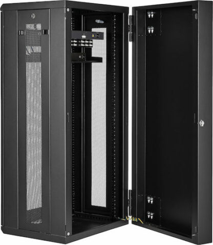 StarTech Επιτοίχια Καμπίνα Rack 26U 55x58x126.5cm Μαύρο RK2620WALHM