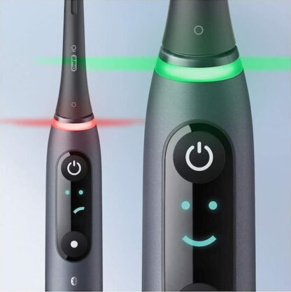 Oral-B IO Series 8 Ηλεκτρική Οδοντόβουρτσα με Χρονομετρητή, Αισθητήρα Πίεσης και Θήκη Ταξιδίου Limited Edition Black Onyx