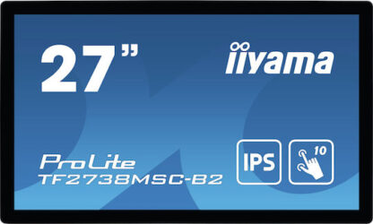 Iiyama POS Monitor ProLite 27" LED με Ανάλυση 1920x1080 Κωδικός: TF2738MSC-B2