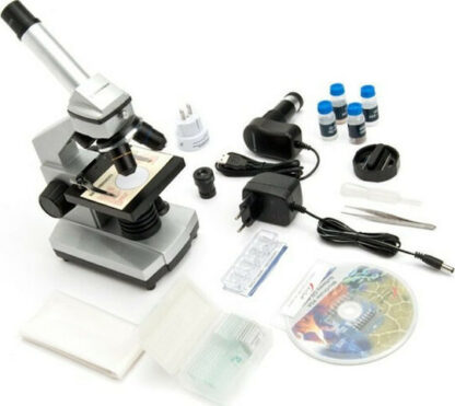 Bresser Junior Set Βιολογικό Μικροσκόπιο USB Εκπαιδευτικό Μονόφθαλμο 40-1024x Κωδικός: 8855000