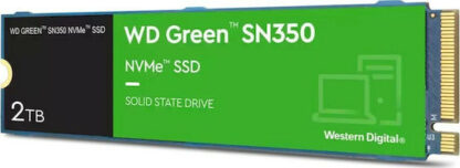 Western Digital Green SN350 SSD 2TB M.2 NVMe PCI Express 3.0 Κωδικός: WDS200T3G0C