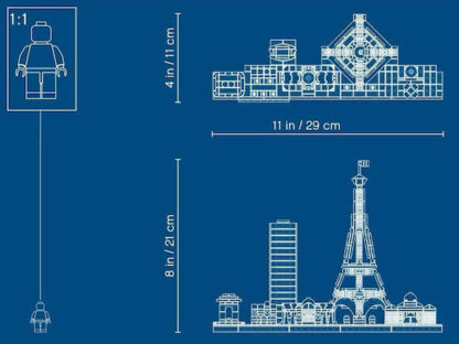 Lego Architecture Paris για 12+ Ετών Κωδικός: 21044