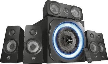 Trust GXT 658 Tytan Ηχεία Υπολογιστή 5.1 με Ισχύ 180W σε Μαύρο Χρώμα