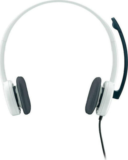 Logitech H150 On Ear Multimedia Ακουστικά με μικροφωνο και σύνδεση 3.5mm Jack σε Λευκό χρώμα