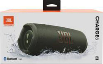 JBL Charge 5 Αδιάβροχο Ηχείο Bluetooth 40W με Διάρκεια Μπαταρίας έως 20 ώρες Πράσινο