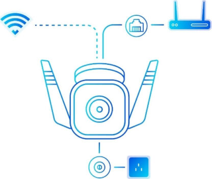 TP-LINK Tapo C310 v1 IP Κάμερα Παρακολούθησης Wi-Fi Full HD+ 3MP Αδιάβροχη με Αμφίδρομη Επικοινωνία και Φακό 4mm