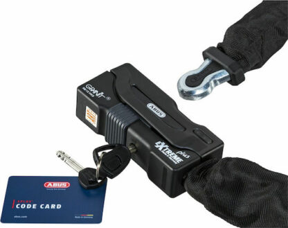 Abus Granit Extreme Plus Αντικλεπτική Κουλούρα Μοτοσυκλέτας με Μήκος 140εκ. Μαύρο Χρώμα Κωδικός: 59/12HKS140