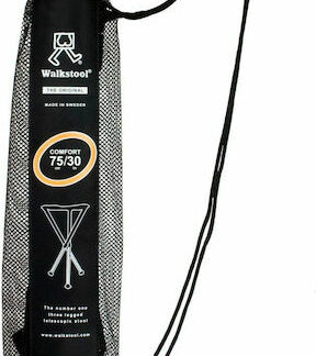 Walkstool Basic Σκαμνάκι Παραλίας Αλουμινίου Μαύρο Κωδικός: WB60